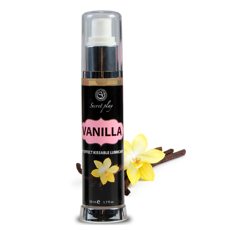 SECRETPLAY - LUBRIFICANTE 2 EM 1 EFEITO CALOR BAUNILHA 50 ML - Sex Shop Sexy