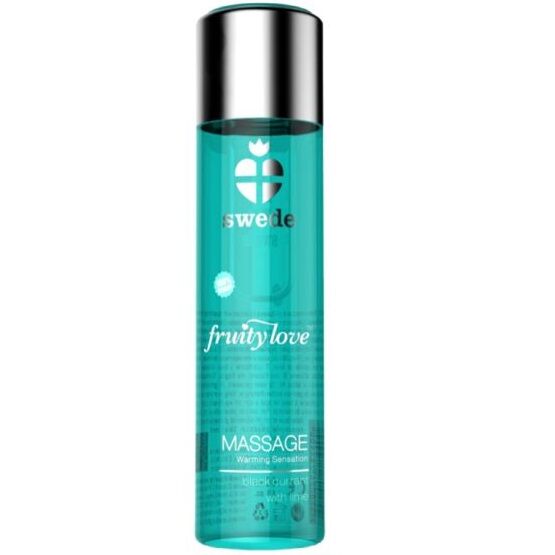 SUECIA - ÓLEO DE MASSAGEM DE EFEITO AQUECENTE FRUTO DE GROSELHA PRETA E LIMÃO 60 ML