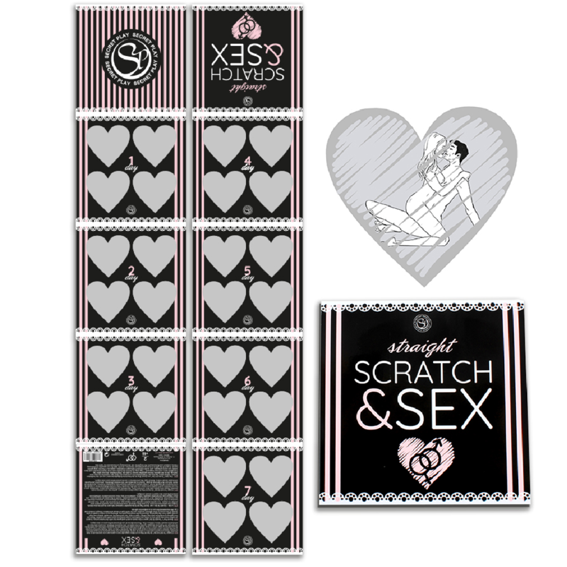 SECRETPLAY - JUEGO DE RASCA Y SEXO PARA PAREJAS HÉTERAS (ES/EN/FR/PT/DE)