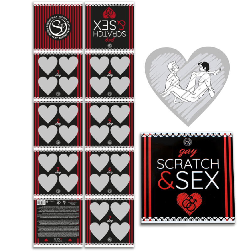 SECRETPLAY - JOGO DE CASAIS GAYS SCRATCH &amp; SEX (ES/EN/FR/PT/DE)