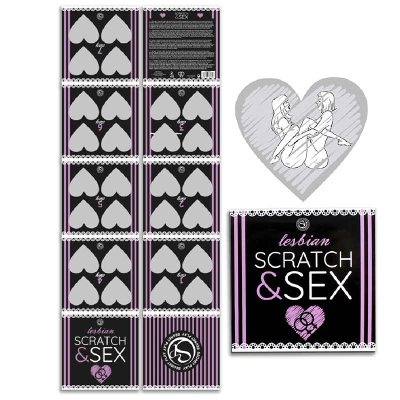 SECRETPLAY - SCRATCH &amp; SEX GAME PARA CASAIS POSIÇÕES LÉSBICAS (ES/EN/FR/PT/DE)