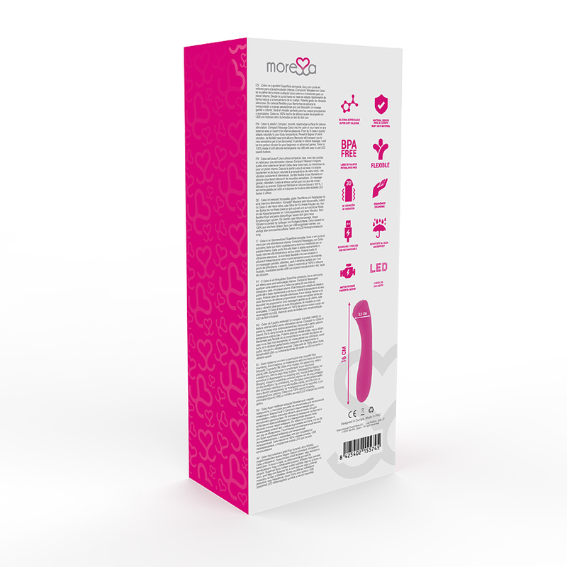 MORESSA - CELSO ESTIMULADOR DUO PONTO G E CHÃO PÉLVICO PREMIUM SILICONE RECARREGÁVEL - Sex Shop Sexy