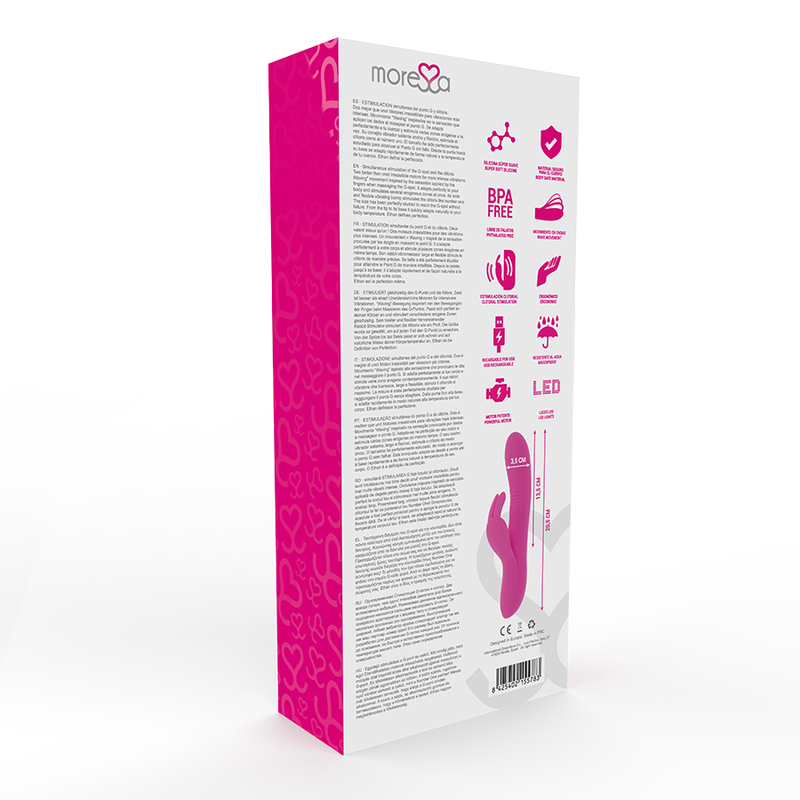 MORESSA - ETHAN EFEITO WAVE VIBRAÇÃO POTENTE PREMIUM SILICONE RECARREGÁVEL - Sex Shop Sexy