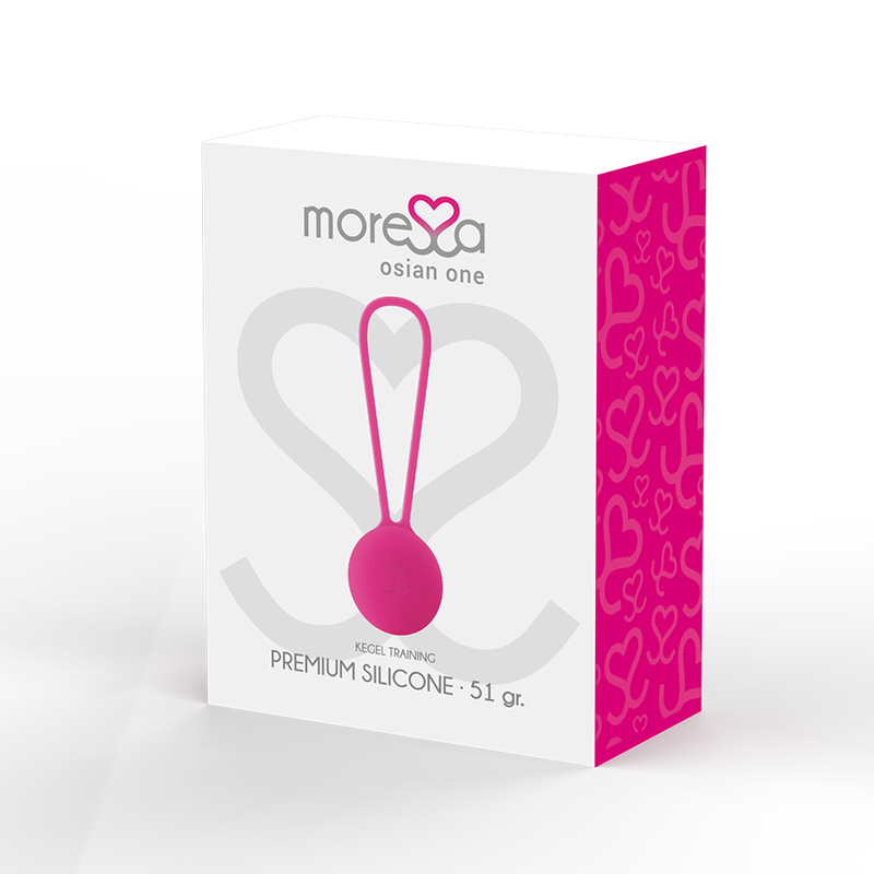MORESSA - OSIAN ONE EXERCÍCIOS DE REEDUCAÇÃO PÉLVICA 51 g PREMIUM SILICONE ROSA - Sex Shop Sexy
