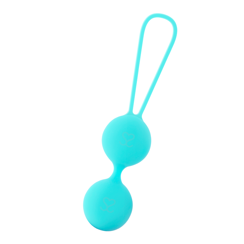 MORESSA - OSIAN THREE EXERCÍCIOS DE REEDUCAÇÃO PÉLVICA 85 g PREMIUM SILICONE TURQUESA - Sex Shop Sexy