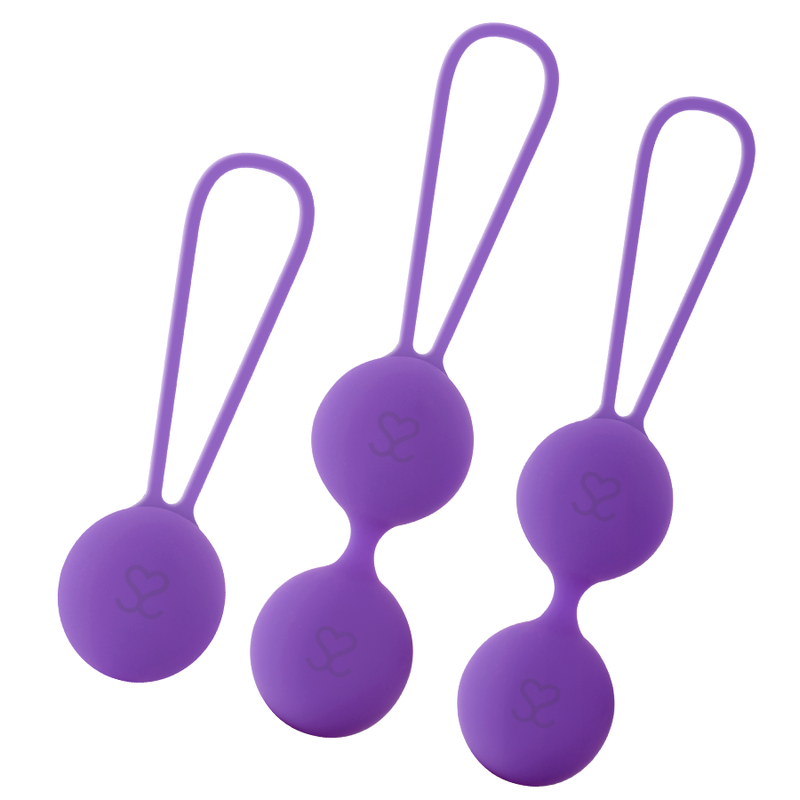 MORESSA - OSIAN SET PREMIUM SILICONE LILÁS (Osian One - 51 g | Osian Two - 101 g | Osian Three - 85 g) - Sex Shop Sexy