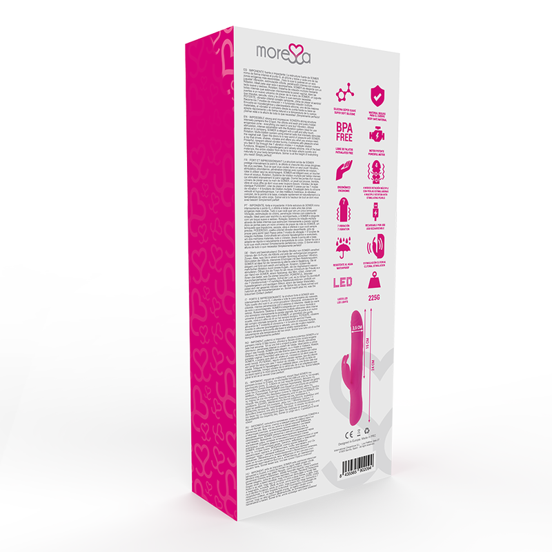 MORESSA - VIBRADOR PREMIUM SOMER CON ROTACIÓN MÚLTIPLE