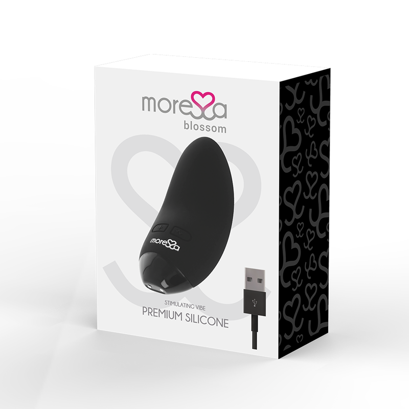 MORESSA - BLOSSOM MASSAJADOR PESSOAL PRETO