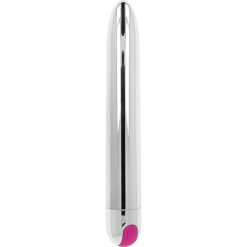 OHMAMA - VIBRADOR PLATA RECARGABLE 10 MODOS 18,5 CM