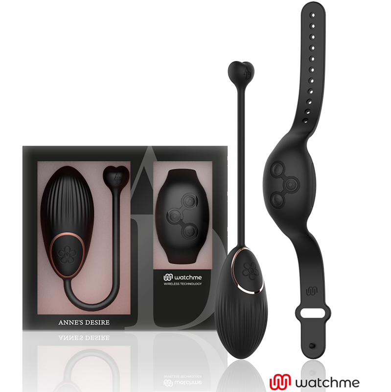 ANNE'S DESIRE - HUEVO TECNOLOGÍA DE CONTROL REMOTO WATCHME NEGRO