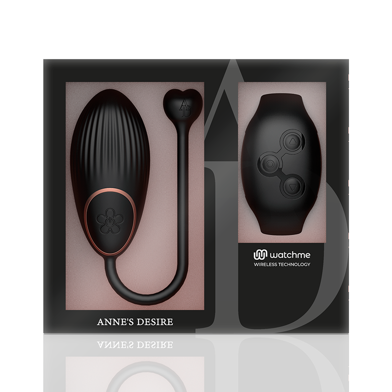 ANNE'S DESIRE - HUEVO TECNOLOGÍA DE CONTROL REMOTO WATCHME NEGRO