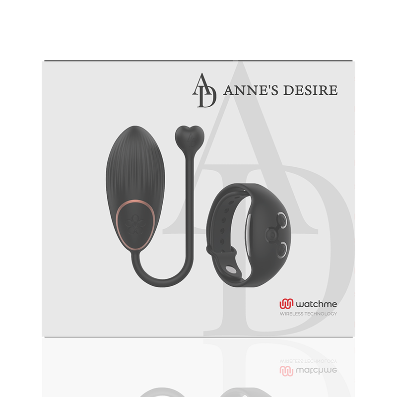 ANNE'S DESIRE - HUEVO TECNOLOGÍA DE CONTROL REMOTO WATCHME NEGRO