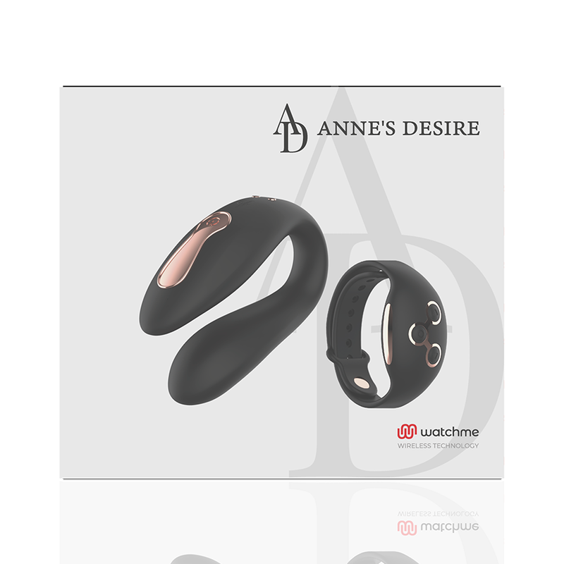 EL DESEO DE ANNE - TECNOLOGÍA DE PLACER DUAL A WATCHME PRETO/OURO