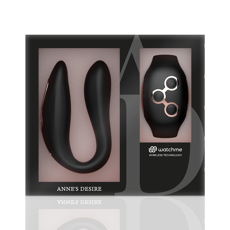 EL DESEO DE ANNE - TECNOLOGÍA DE PLACER DUAL A WATCHME PRETO/OURO