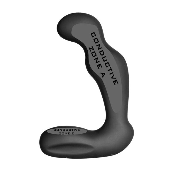 ELECTRASTIM - SIRIUS SILICONE PRETO MASAJE DE PRÓSTATA