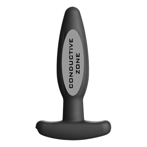 ELECTRASTIM - PLUG ANAL DE SILICONA PRETO ROCKER PEQUENO