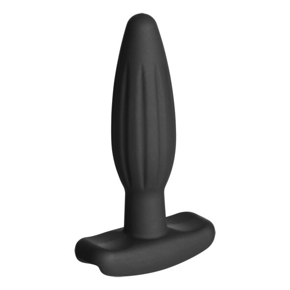 ELECTRASTIM - PLUG ANAL DE SILICONA PRETO ROCKER PEQUENO