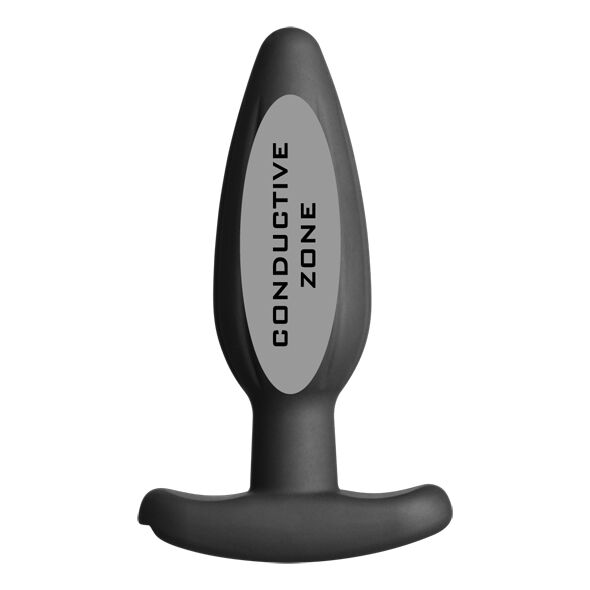 ELECTRASTIM - PLUG ANAL DE SILICONA PRETO ROCKER MÉDIO