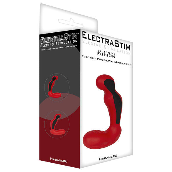 ELECTRASTIM - MASAJEADOR DE PRÓSTATA HABANERO SILICONA FUSIÓN