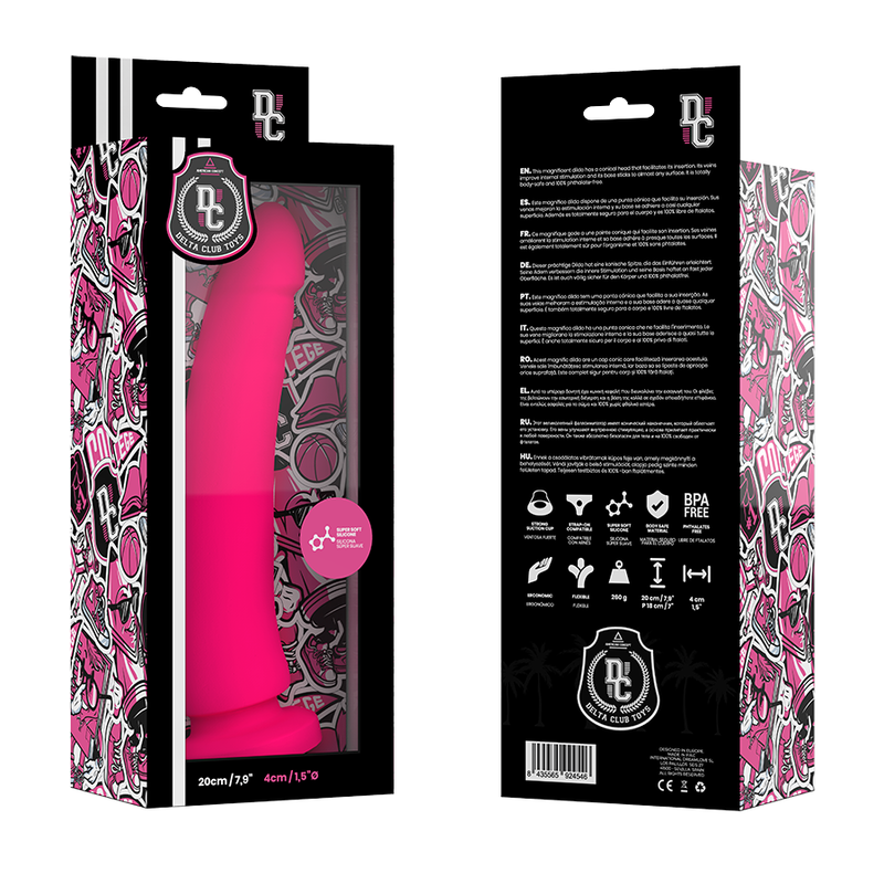 Delta Club - Toys Consolador Médico Rosa Silicona 20 Cm O 4 Cm