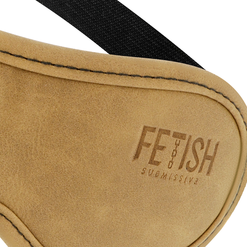 ORIGEN FETISH SUBMISIVO - MSCARA DE COURO VEGANO COM FORRO DE NEOPRENO