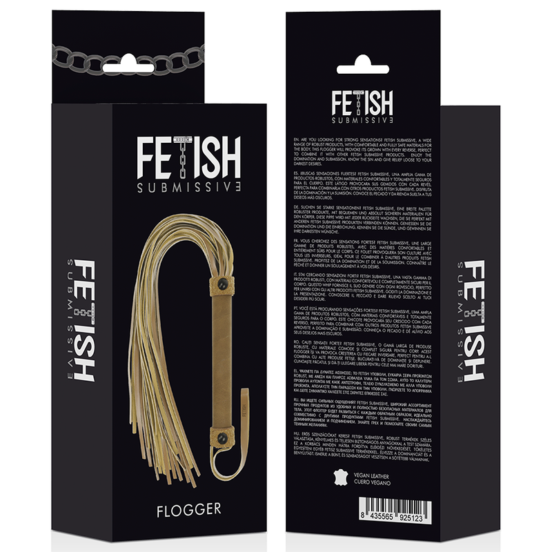 ORIGEMA FETISH SUMISIVO - CHICOTE DE COURO VEGANO