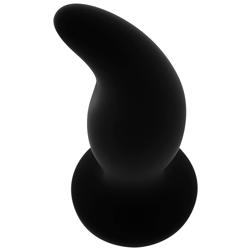 OhMama - Plug Anal Curvo de Silicona Ponto G 12 Cm