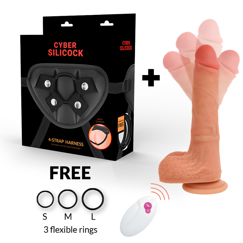 CYBER SILICOCK - STRAP-ON MR RICK CONTROL REMOTO