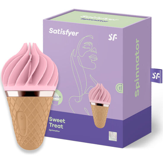 SATISFYER - SWEET TREAT SPINNATOR CASTANHO & ROSA
