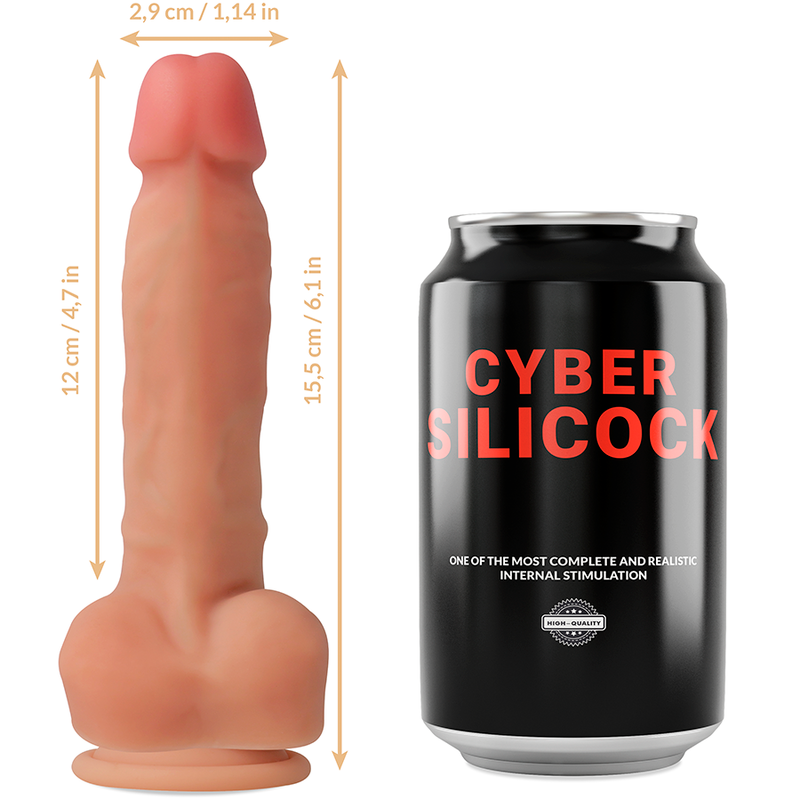 CYBER SILICOCK - CORREA ANSEL COM 3 ANÉIS GRTIS 15.5 CM -O- 2.9 CM