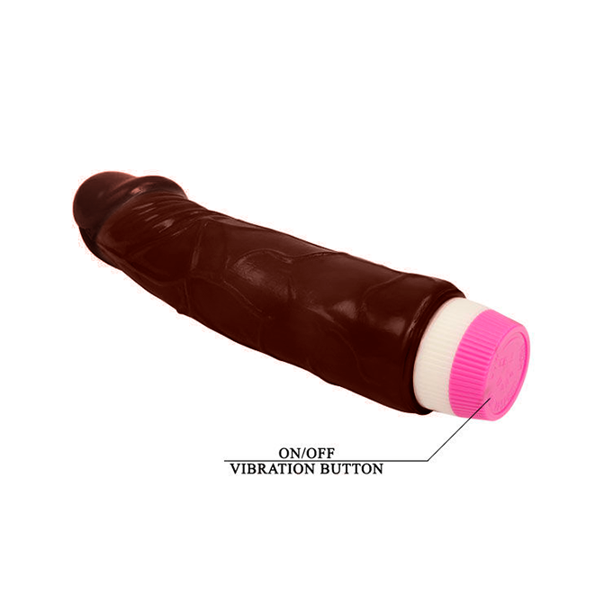 BAILE - WAVES OF PLEASURE VIBRADOR 19.5 CM CASTANHO