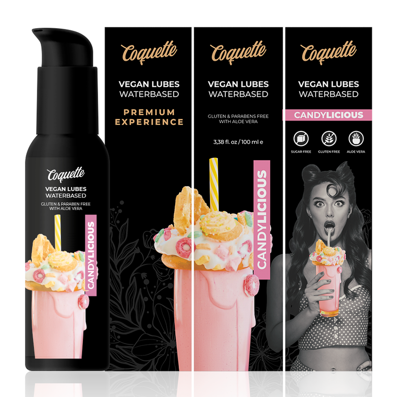 COQUETTE CHIC DESIRE - LUBRICANTE VEGANO CANDYLICIOSO PREMIUM EXPERIENCE 100ML