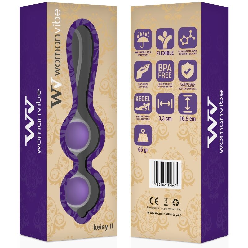 WOMANVIBE - BOLAS DE SILICONA WOMANVIBE KEISY II