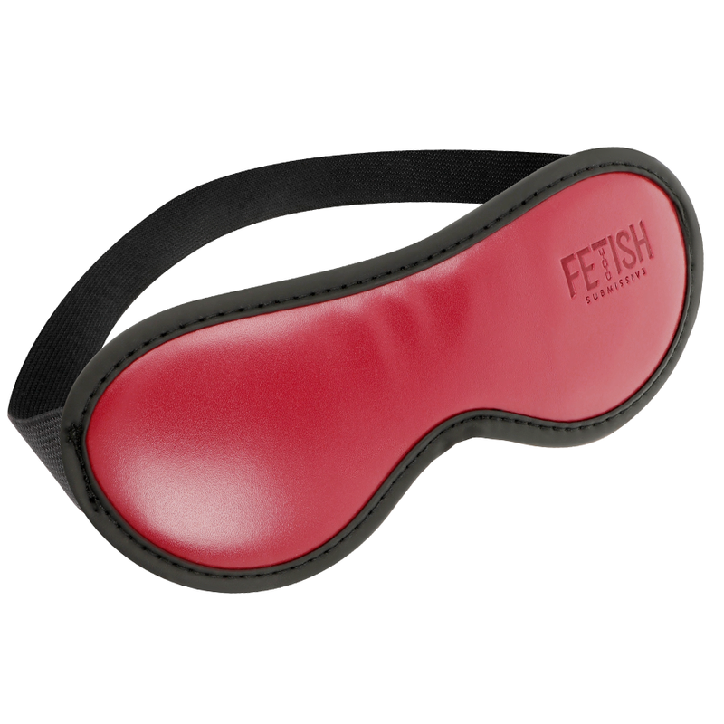 FETISH SUBMISSIVE DARK ROOM - MSCARA DE COURO VEGANO COM FORRO DE NEOPRENO