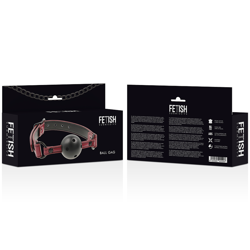 FETICHE SUMISO CUARTO OSCURO - MORDAZA RESPIRVEL