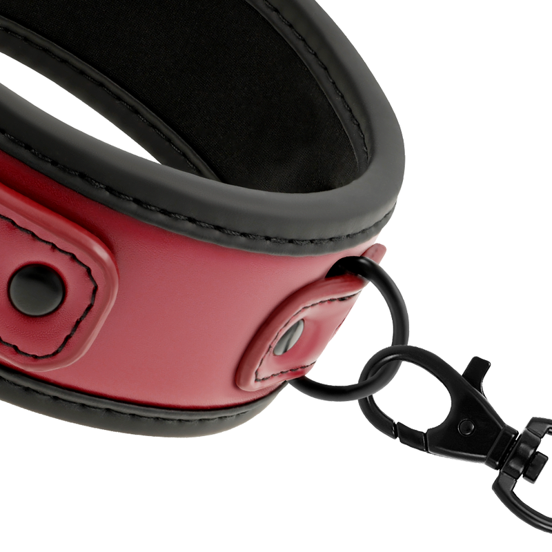 FETISH SUBMISSIVE DARK ROOM - COLAR DE CORRENTE COM FORRO DE NEOPRENO