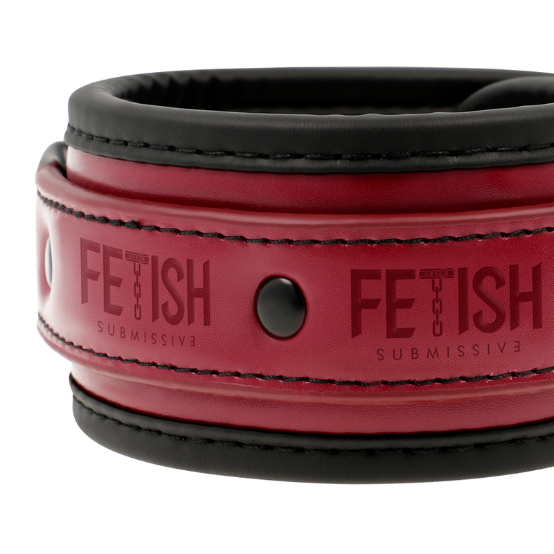 FETISH SUBMISSIVE DARK ROOM - ALGEMAS DE COURO VEGANO COM FORRO DE NEOPRENO