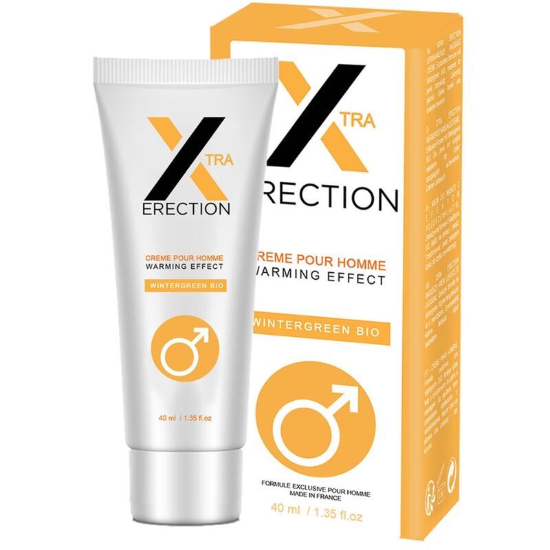 RUF - X ERECTION CREME EREÇÃO EFEITO CALOR 40 ML - Sex Shop Sexy