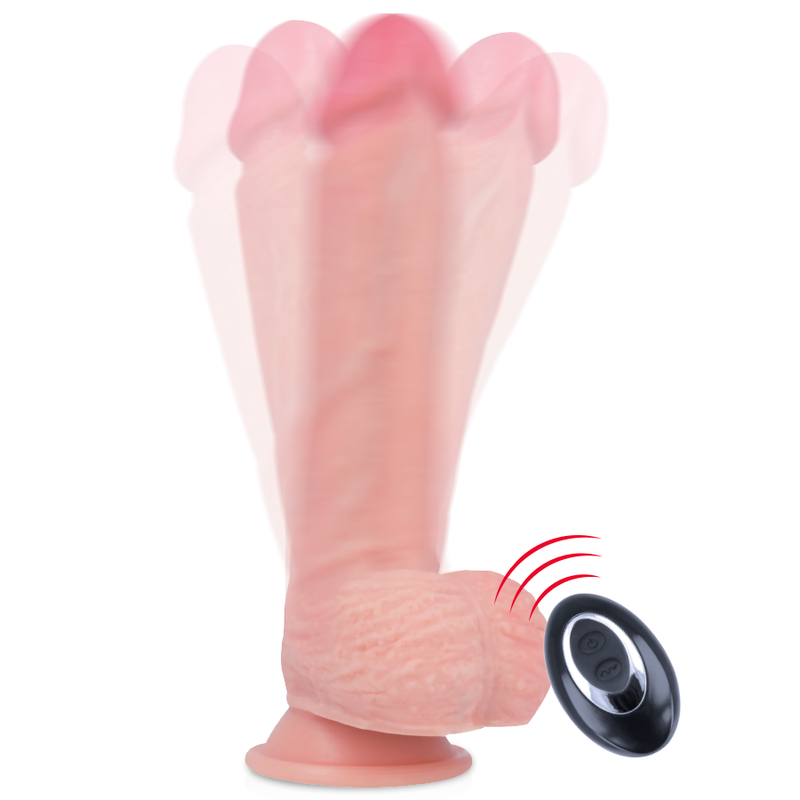 ROCKARMY - ARCOTE + VIBRADOR DE SILICONA LÍQUIDO PREMIUM APACHE CONTROLE REMOTO 20.5 CM -O- 4.62 CM