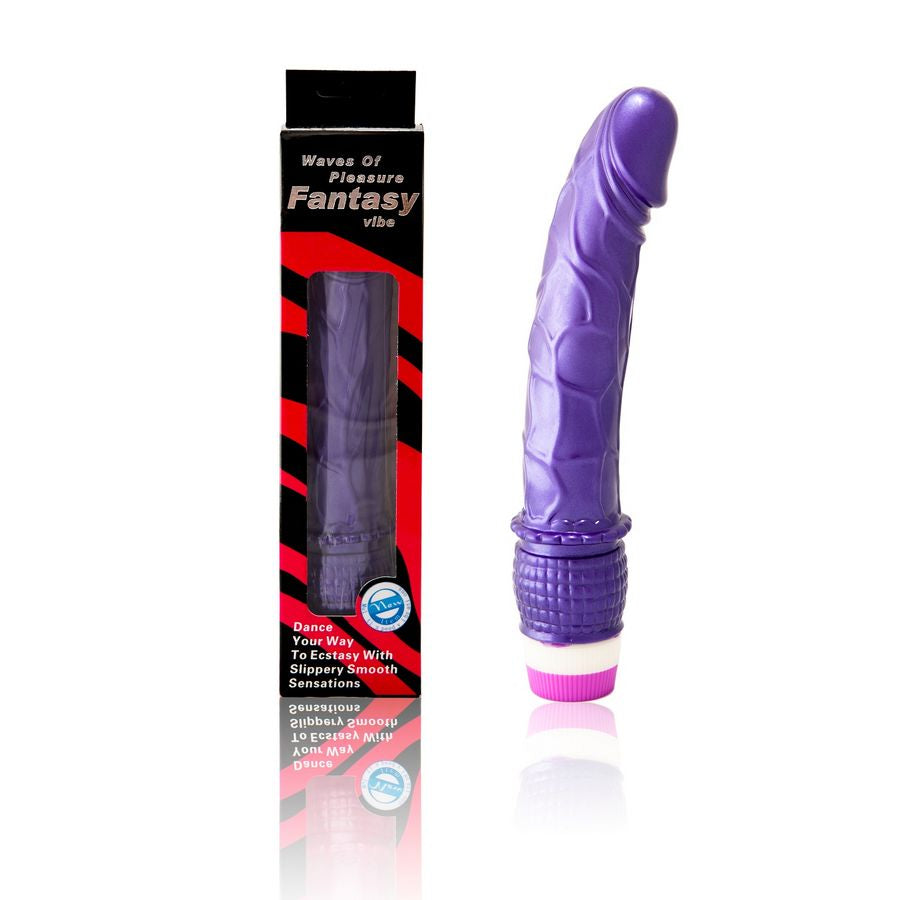 BAILE - VIBRADOR ONDAS DE PLACER 23 CM ROXO