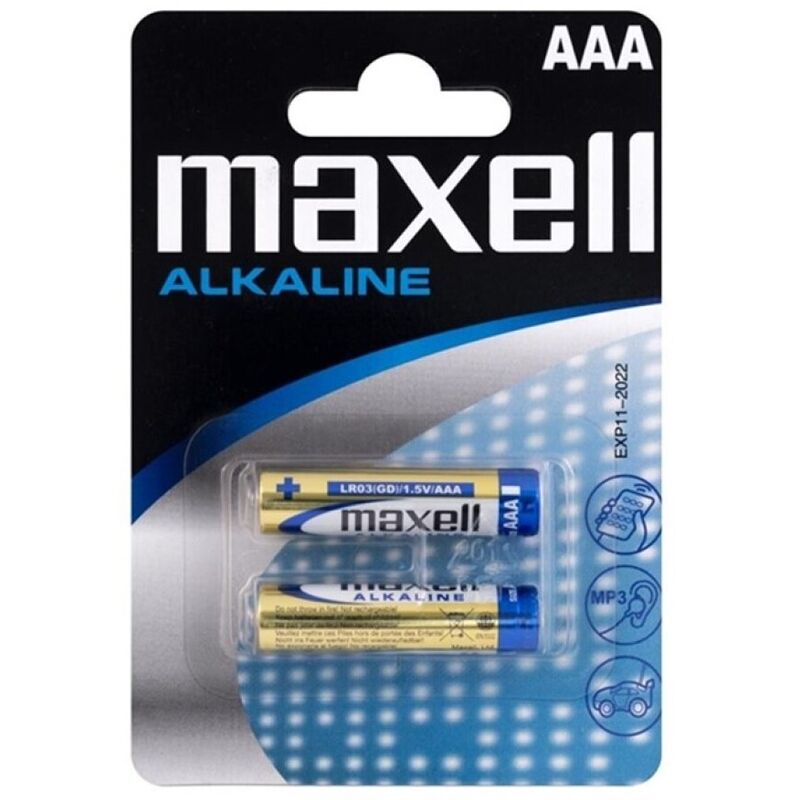 MAXELL - AMPOLLA ALCALINA AAA LR03 * 2