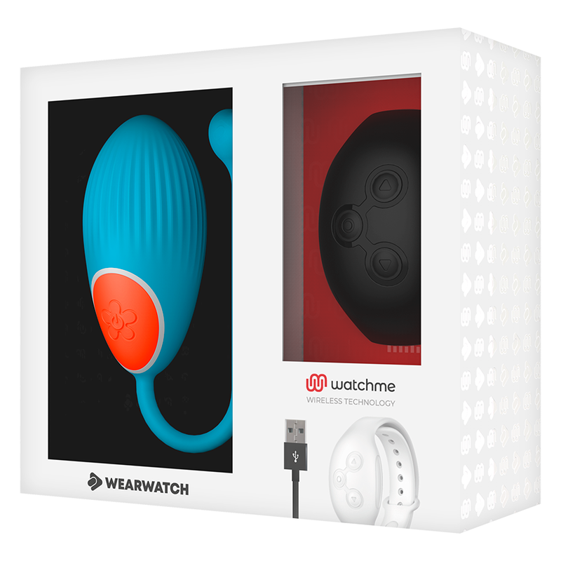 WEARWATCH - HUEVO CONTROLO REMOTO TECNOLOGIA WATCHME AZUL/AZABACHE