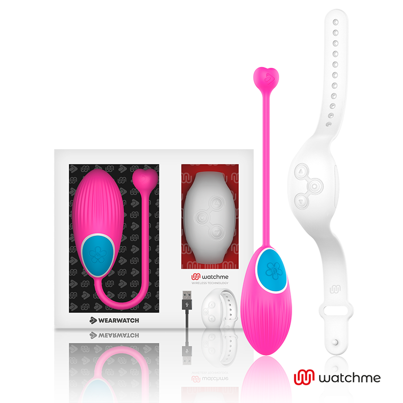 WEARWATCH - HUEVO CONTROLO REMOTO TECNOLOGIA WATCHME FUCSIA/NÍVEO