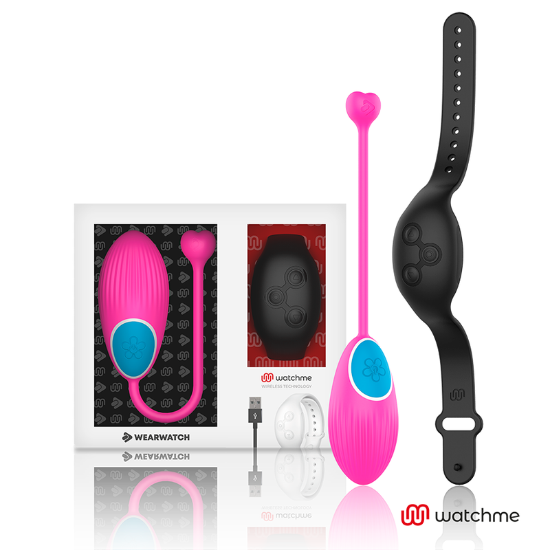 WEARWATCH - HUEVO CONTROLO REMOTO TECNOLOGIA WATCHME FUCSIA/AZABACHE