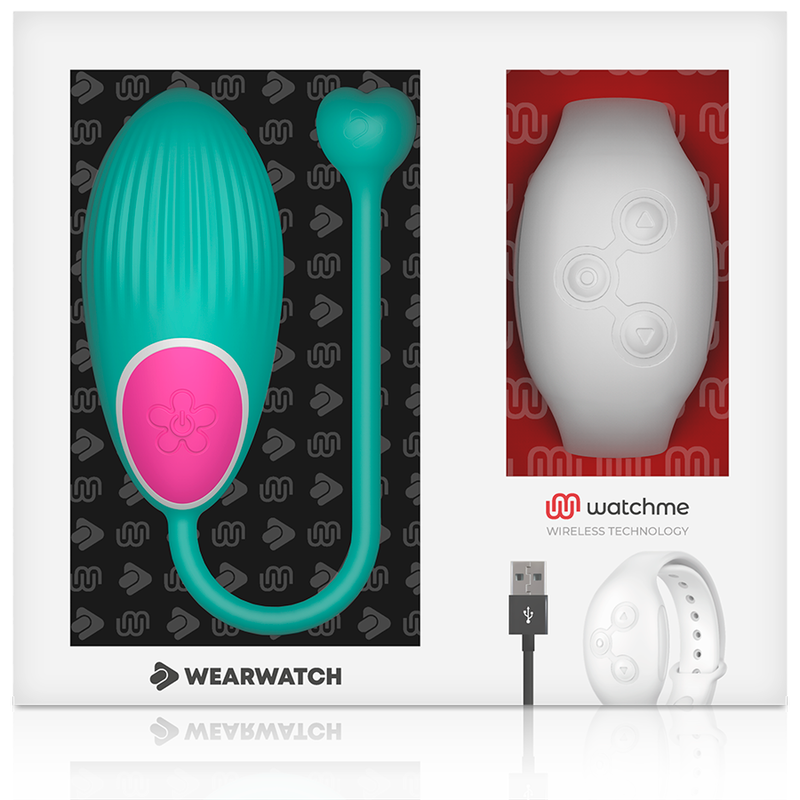 WEARWATCH - HUEVO CONTROLO REMOTO TECNOLOGIA WATCHME ÁGUA MARINHA/NÍVEO