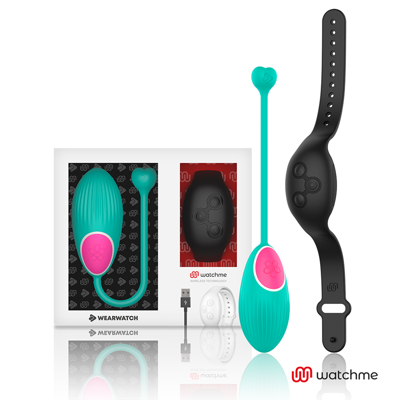 WEARWATCH - HUEVO CONTROLO REMOTO TECNOLOGIA WATCHME ÁGUA MARINHA/AZABACHE