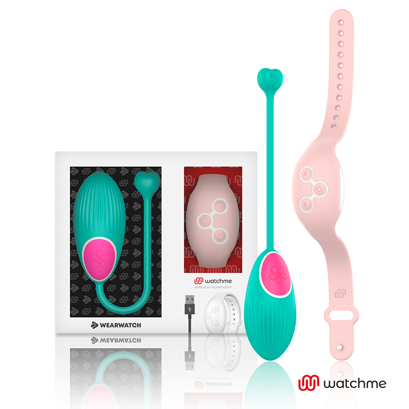 WEARWATCH - HUEVO CONTROLO REMOTO TECNOLOGIA WATCHME ÁGUA MARINHA/ROSA