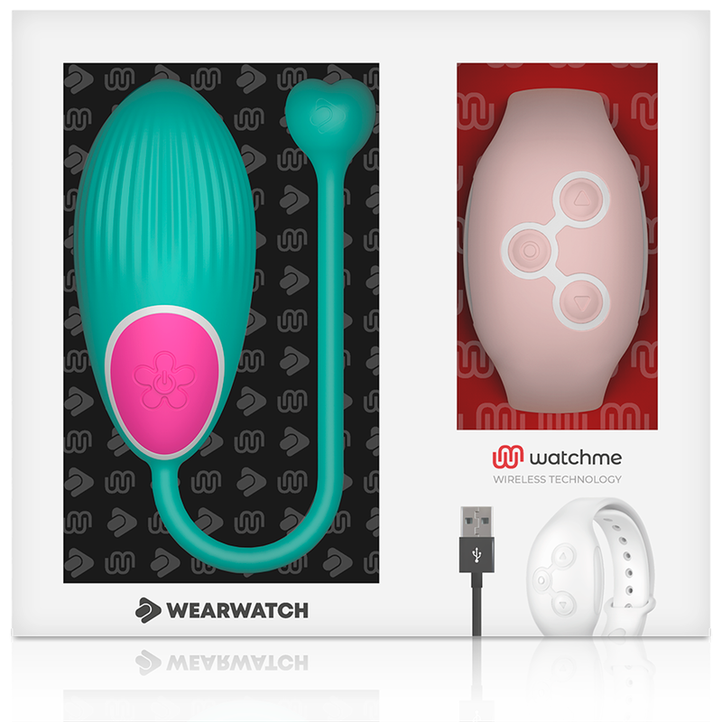 WEARWATCH - HUEVO CONTROLO REMOTO TECNOLOGIA WATCHME ÁGUA MARINHA/ROSA