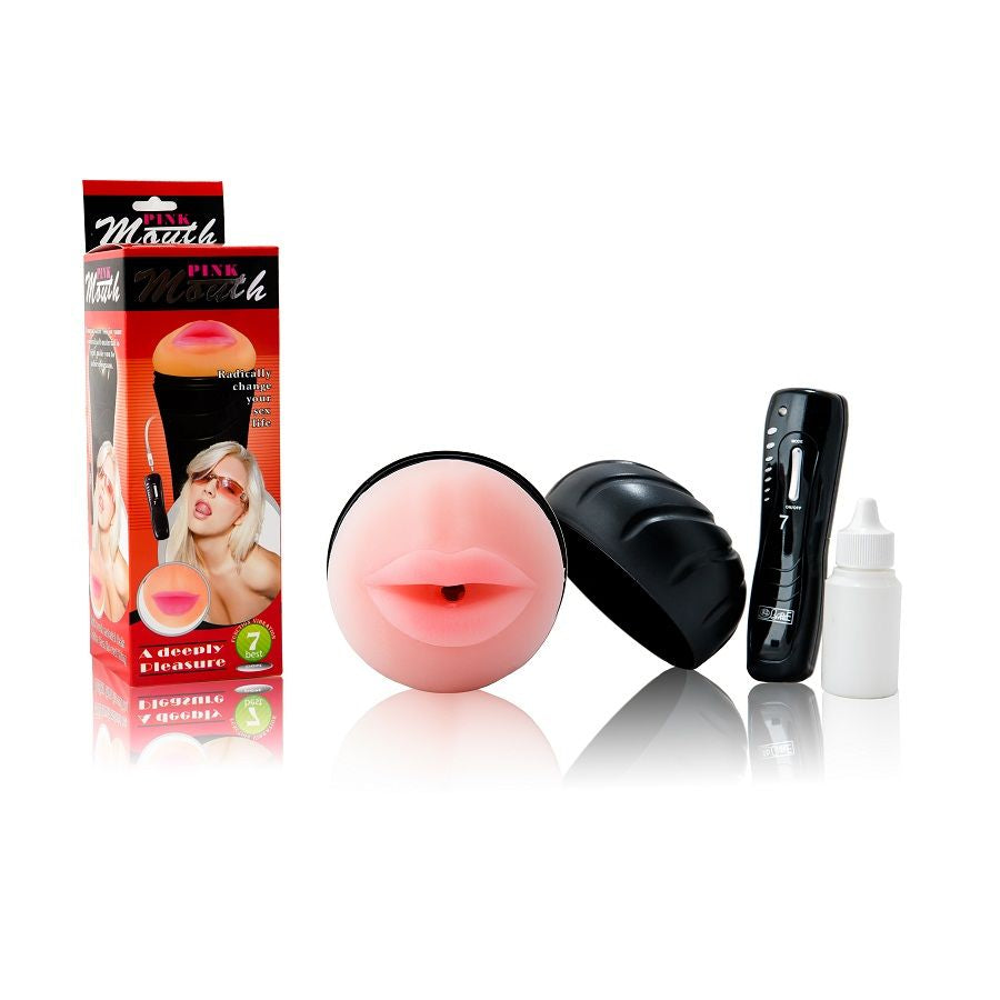BAILE - BOCA MASTURBADOR COM VIBRAÇÃO 7 RITMOS - Sex Shop Sexy