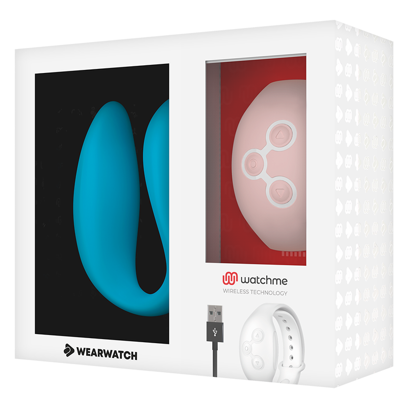 WEARWATCH - VIBRADOR WATCHME DOBLE TECNOLOGÍA ÍNDIGO / ROSA